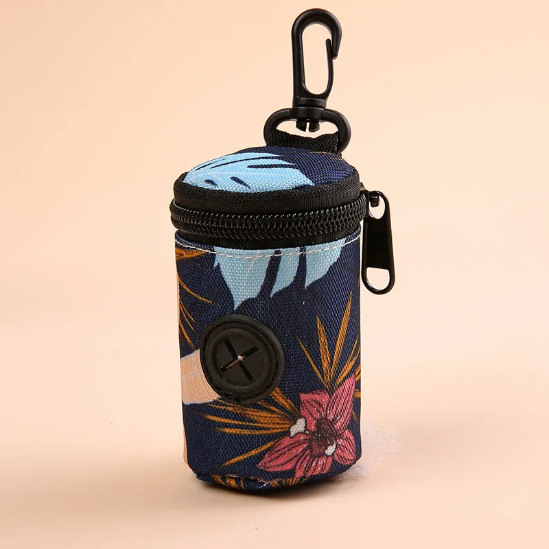 I YAN dog poop bags with holder, outdoor waste disposal bags for walks and hikes, durable and handy for pet cleanup.
