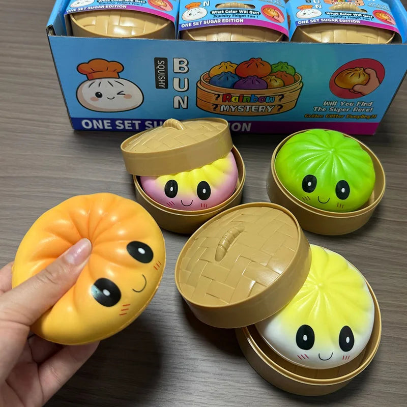 I YAN Kpop Squishy Dumpling Rumi stress-relief toy, hot cartoon movie dumpling with cute design, ideal for fidgeting and desk decor