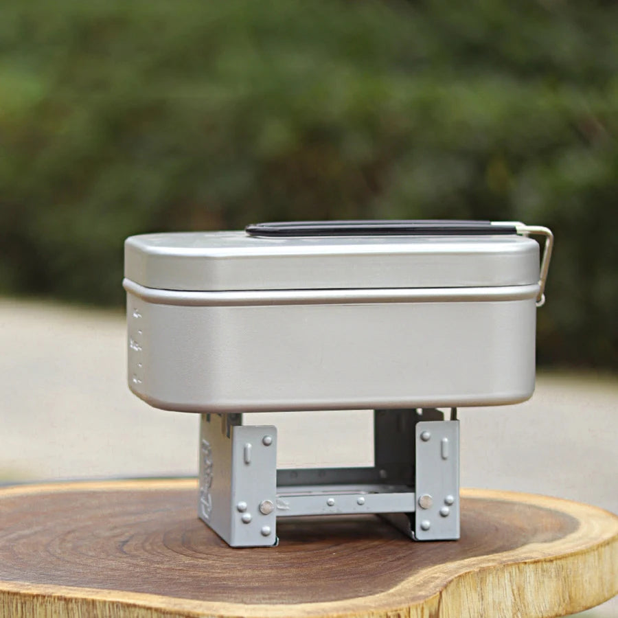 1set Camping Solid Fuel Alcohols Stove Portable Foldable Alcohol Burner Camping Equipment Hiking Picnic Cooking Supplies고체연료