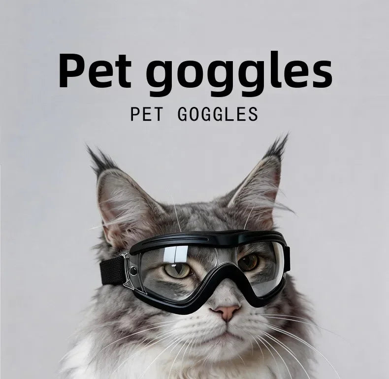 Pet Goggles Cat Glasses Pet Dog Dog Head Accessories Sunglasses Maine Cat Small Dog Schnauzer Sunglasses cat backpack carrier