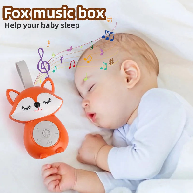 Portable White Noise Machine Baby Soother with 5 Light Music for Toddlers Timed Shutdown Sleep Sound Machine
