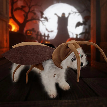 Cat Cockroach Costume Soft Cat Cockroach Clothing Realistic Breathable Clothing Accessories For Cosplay Outfit Kitten Dog