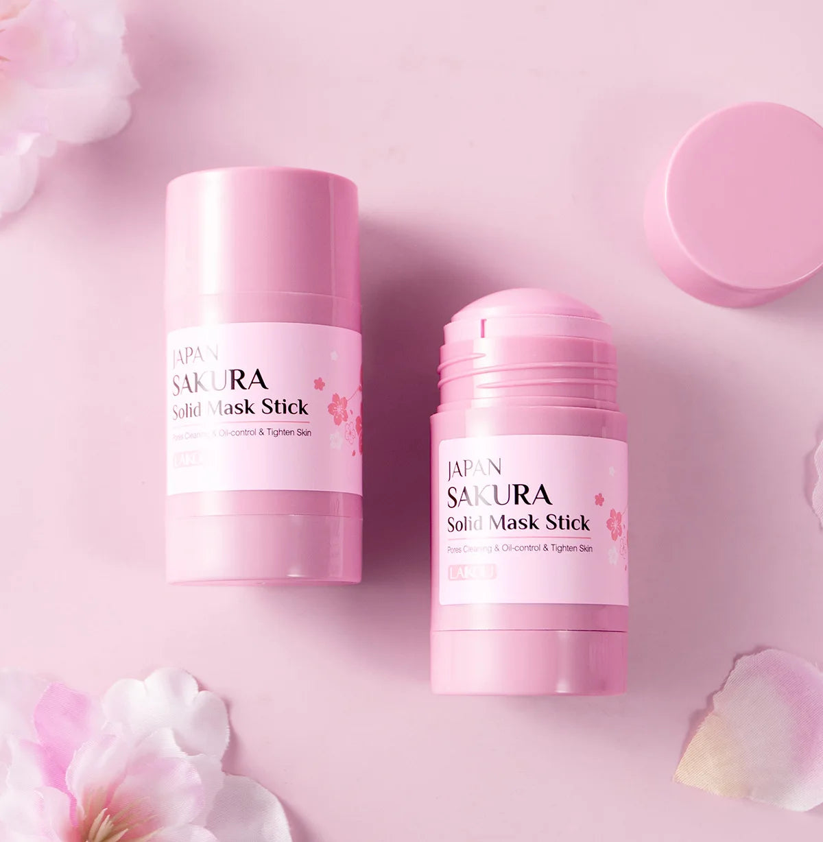 Sakura Cleansing Face Mask Stick 40g– Pore Cleaner, Blackhead Removal, Oil Control, and Skin Moisturizer