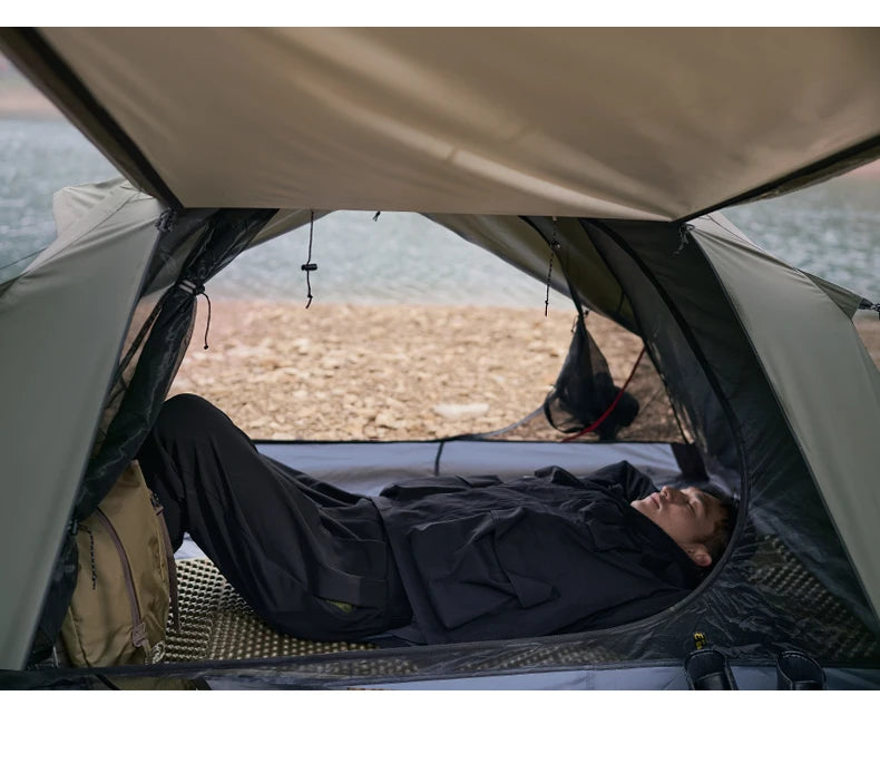 MOBI GARDEN Camping Backpacking Tent Waterproof Rainproof Hiking Silver Coated Sun Protection Easy Set Up