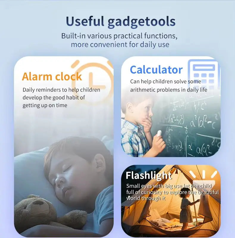 I YAN T70 kids smartwatch with GPS, SIM card, video call, waterproof design, and parental remote monitoring features.