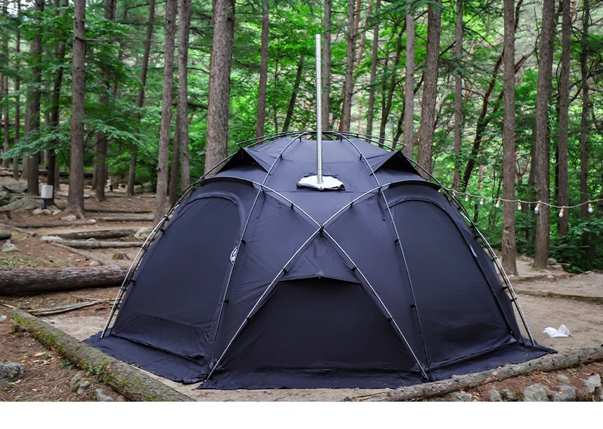 Camping Tent Commander Dome Tent Shelter Waterproof Windproof Ultra-light 70D Nylon 160/185/245CM