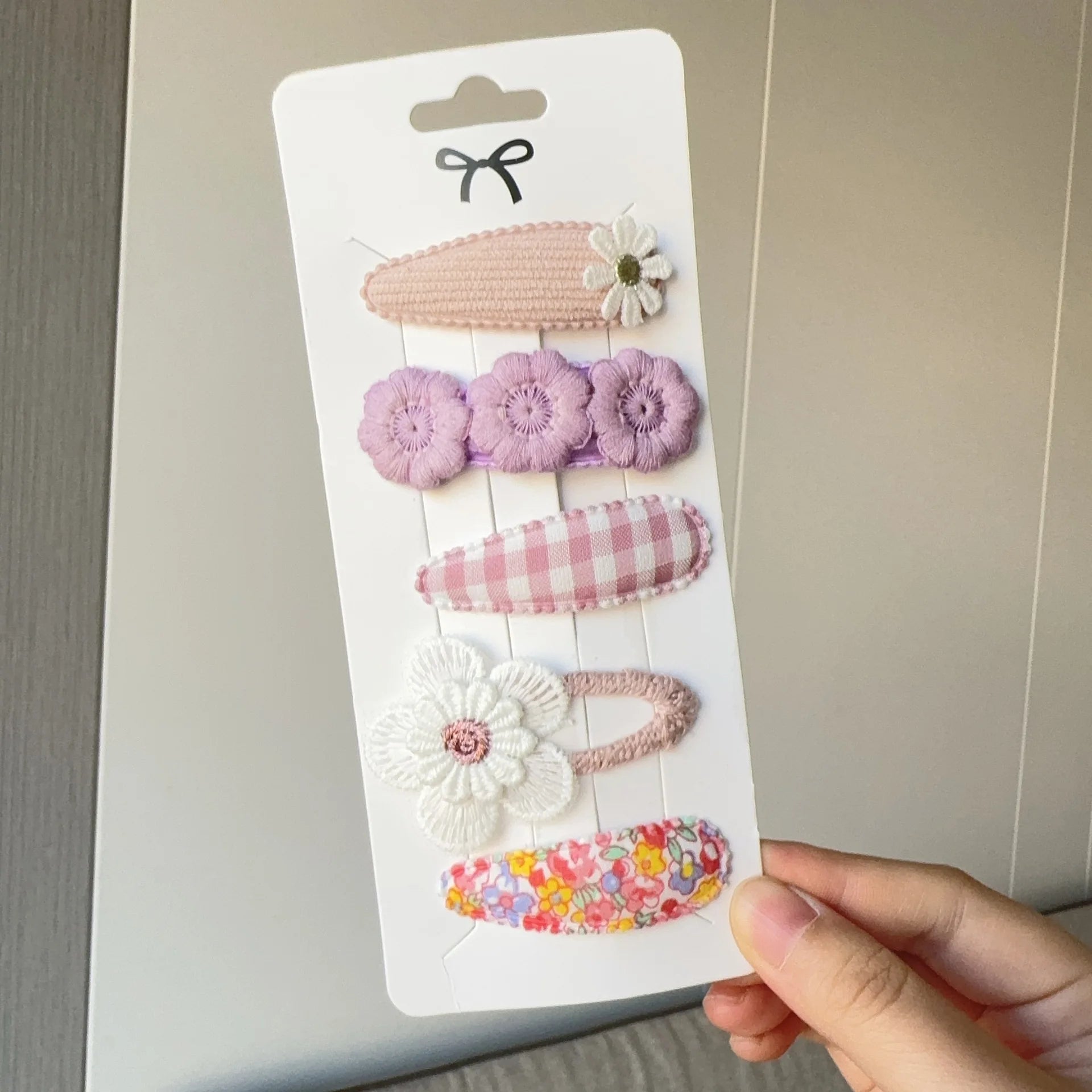 2025 Cute Flower Hairpins Set Children Baby Girls Kids Hair Clips Pin Barrettes Accessories Hairclip Headwear Headdress Ornament