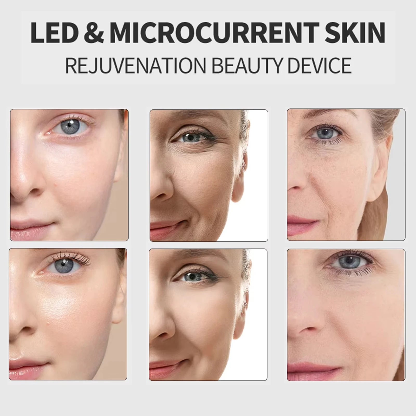 NEW 7 Colors Booster Pro LED Facial Light Therapy, Eye Beauty Wand, Red Light Eye Massager, Skincare and Blue Rejuvenation Tool