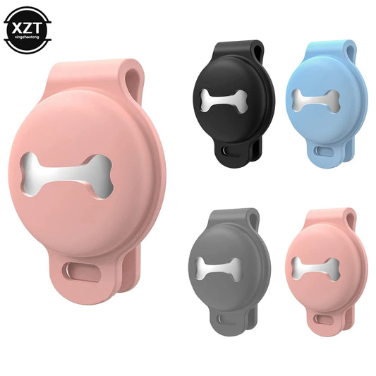 I YAN dog GPS smart locator silicone sleeve with bone design, wearable pet tracker for dogs and cats, anti-lost Bluetooth device
