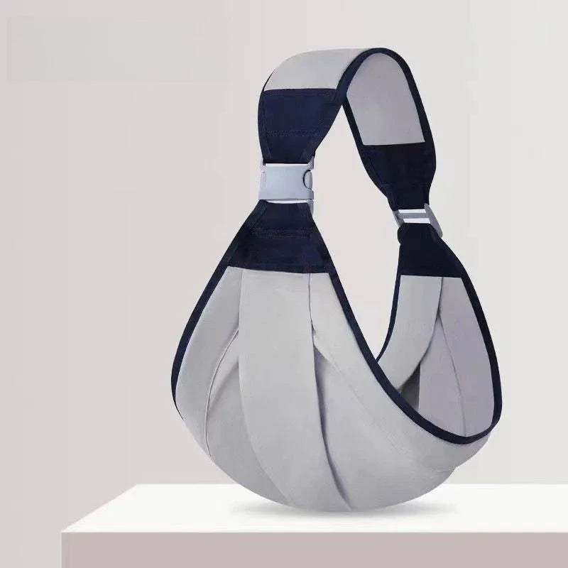 I YAN Baby Ring Sling Carrier in soft fabric, ergonomic design for easy carrying of newborns and toddlers, multifunctional wrap.