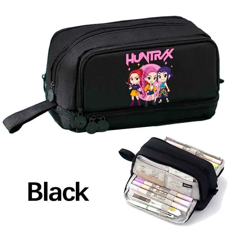 Demon Hunters Pencil Case – Multi-Functional Stationery Storage Bag - I YAN