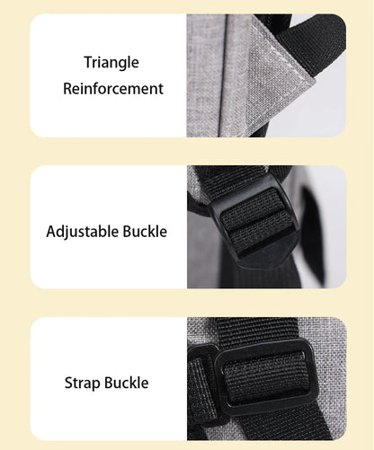 Expandable I YAN cat carrier backpack with shade cover and breathable mesh for travel with cats and small dogs.