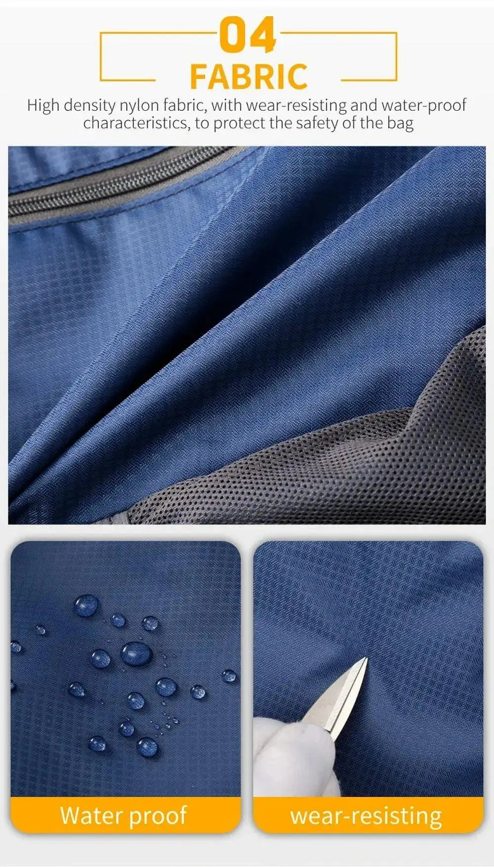 20L Foldable Ultralight Backpack Portable Waterproof Unisex Outdoor Mountaineering Cycling Travel Hiking Camping Sports Bag