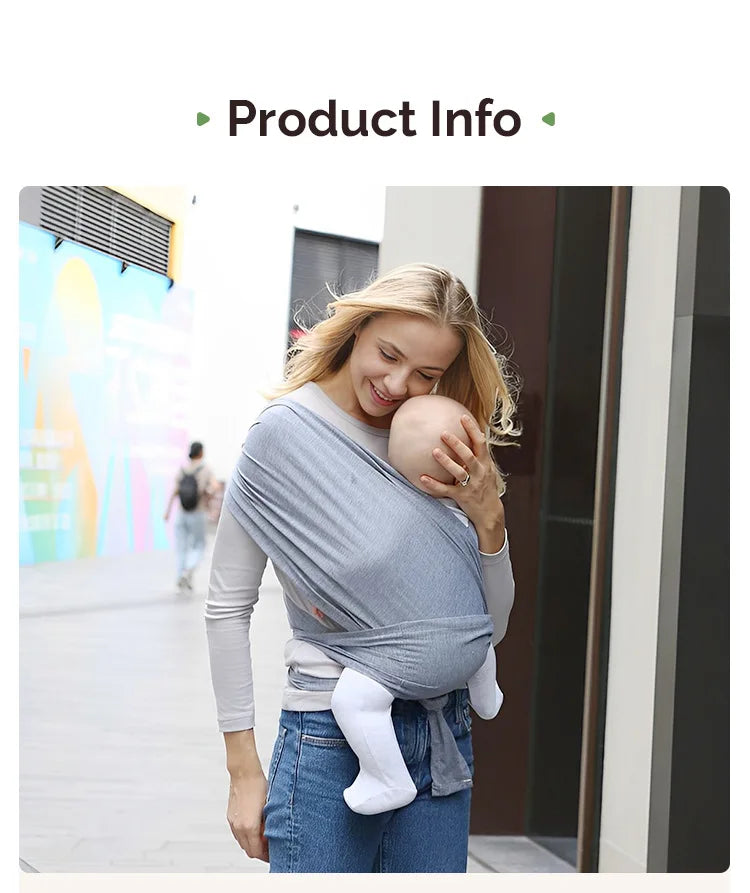 I YAN ergonomic baby backpack carrier with X-shaped support, adjustable straps, and a comfortable outdoor sling for newborns.