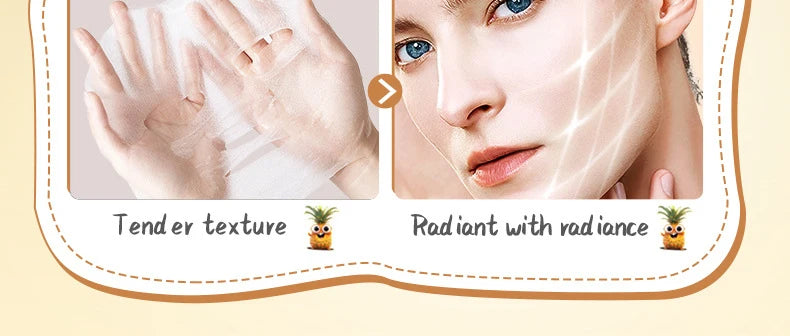 8pcs SADOER Fresh Fruits Face Mask Anti Wrinkle skincare Moisturizing Brightening Firming Hydrating Facial Masks Skin Care