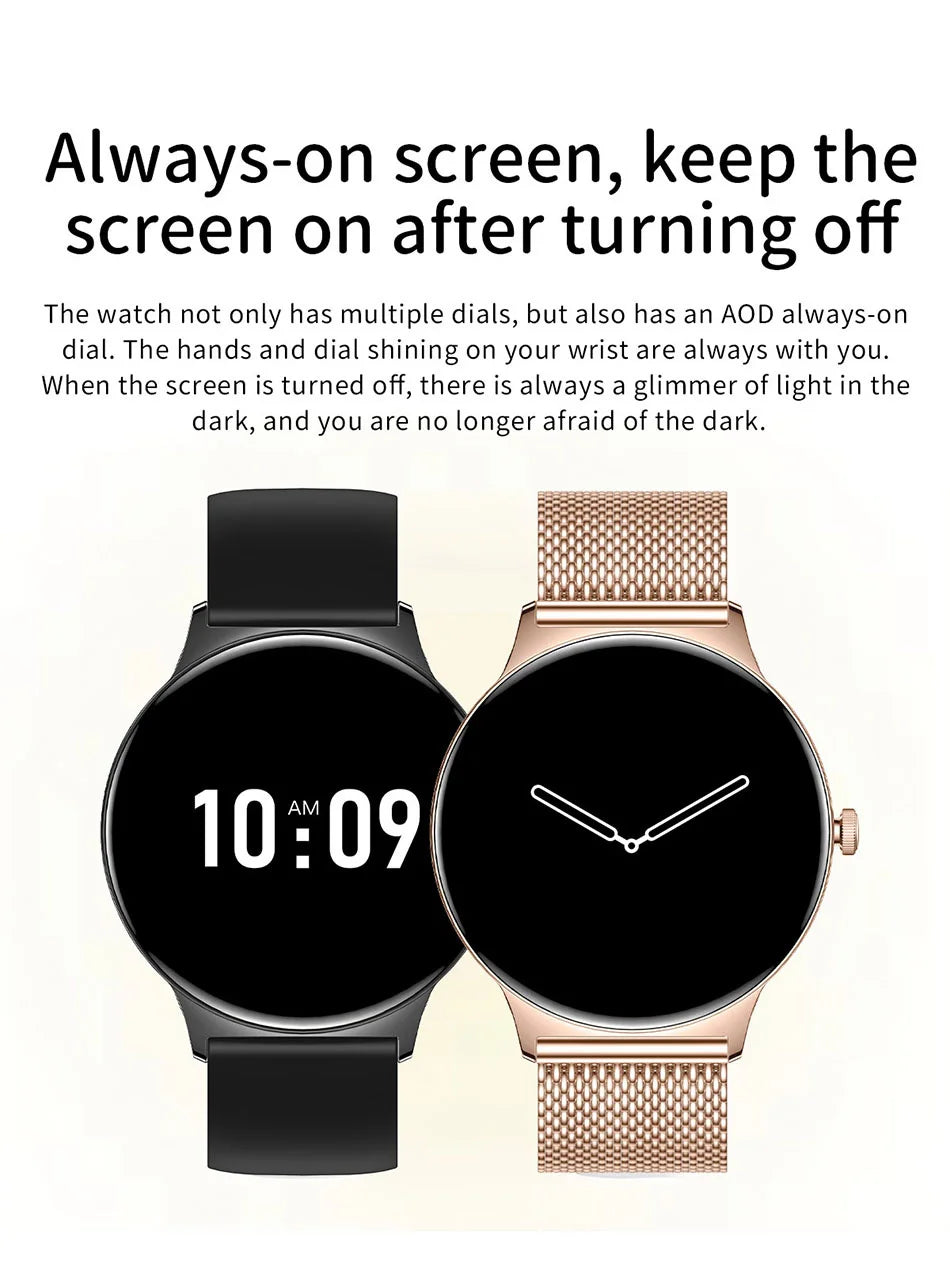 2025 Ultra-thin Durable Women Smart Watch 1.43" Amoled Screen Wireless Call Sports Health Fitness Women Watches For Android iOS