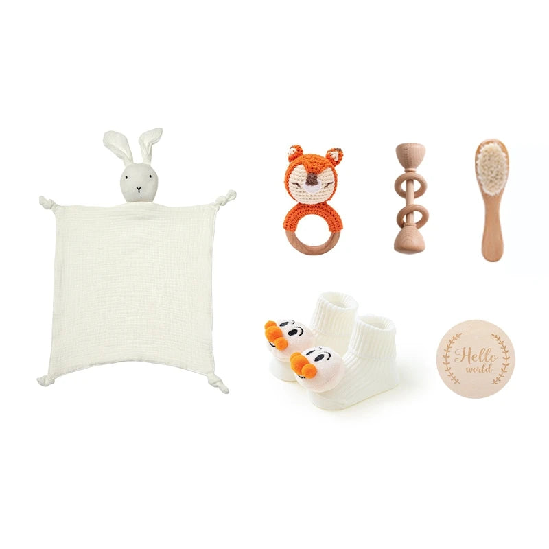 Newborn Baby Gift Box Set – 7-Piece Bath & Keepsake Collection - I YAN