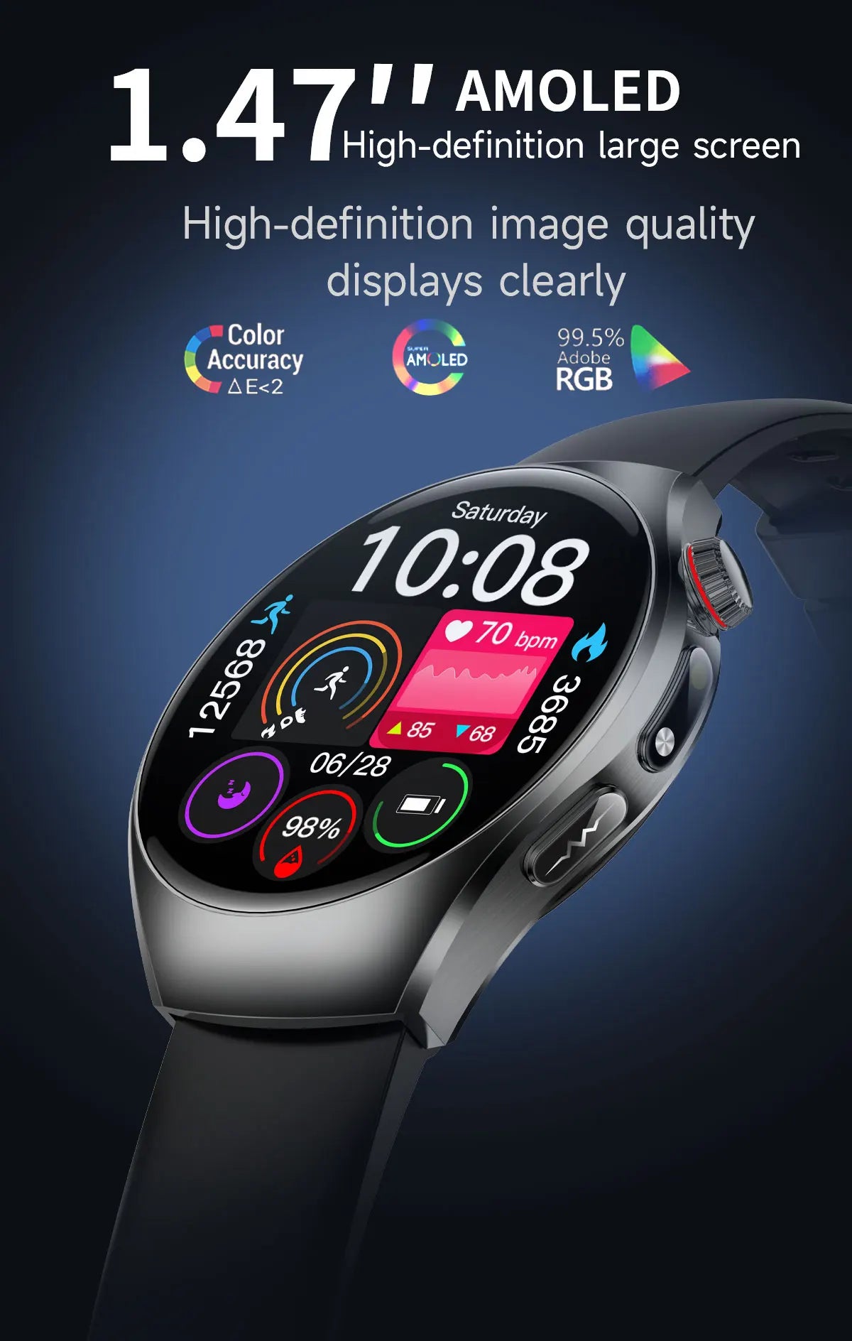 2026 New Nursing Grade Body Analysis Smart Watch  ECG Blood Lipid Uric Acid Body Fat Sport IP68 Voice Call SmartWatch Man Women