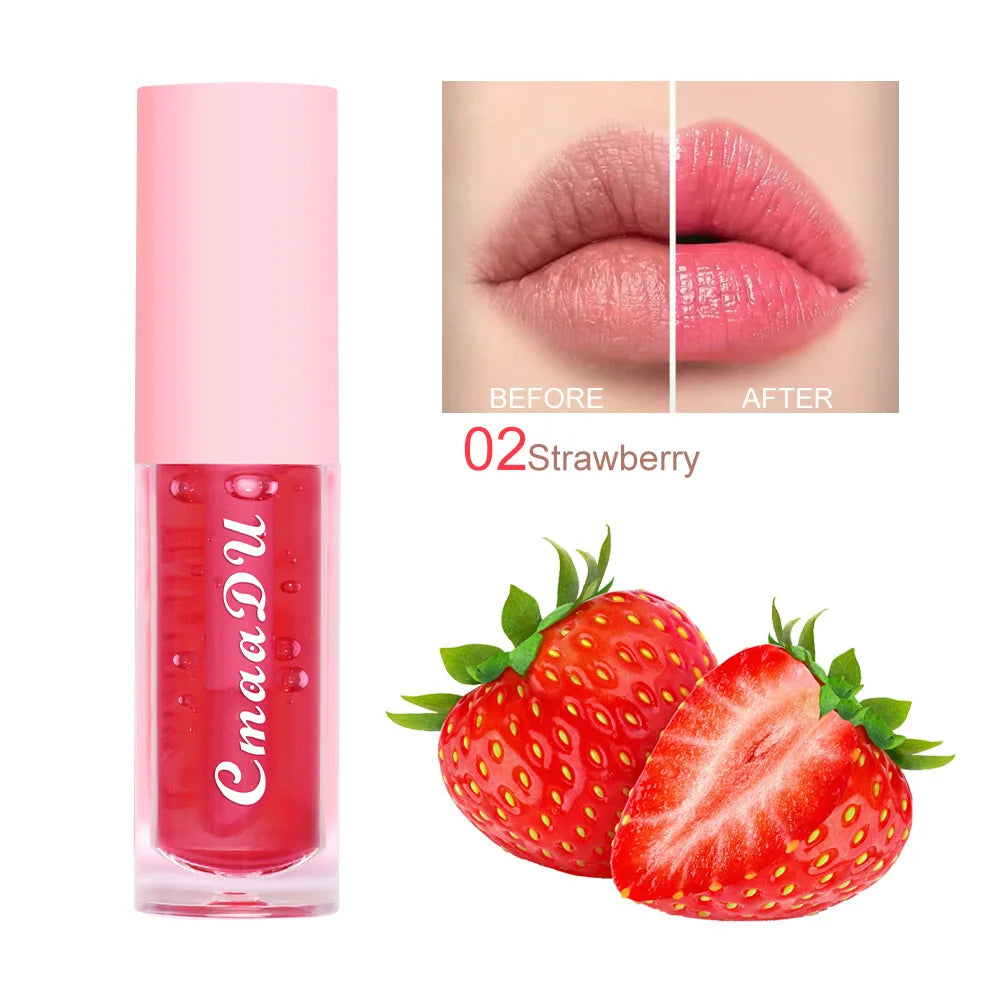 6 Color-Changing Lip Gloss  Fruity Scent Moisturizing and Long-Lasting Smooth Hydrating Temperature-Activated Lip tint
