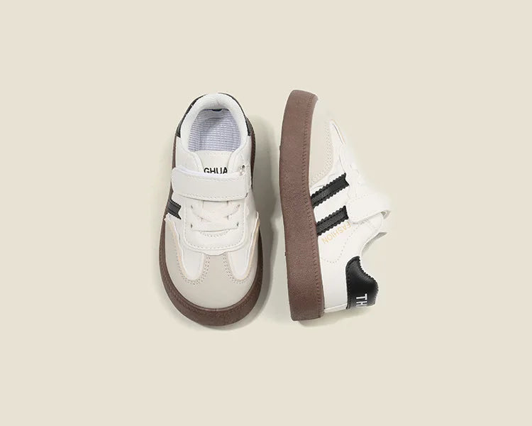 Children's Skate Shoes Girls White Sneakers 2024 Spring New Fashion Boys Canvas Shoes Kids Sports Shoes Unisex Casual Sneakers