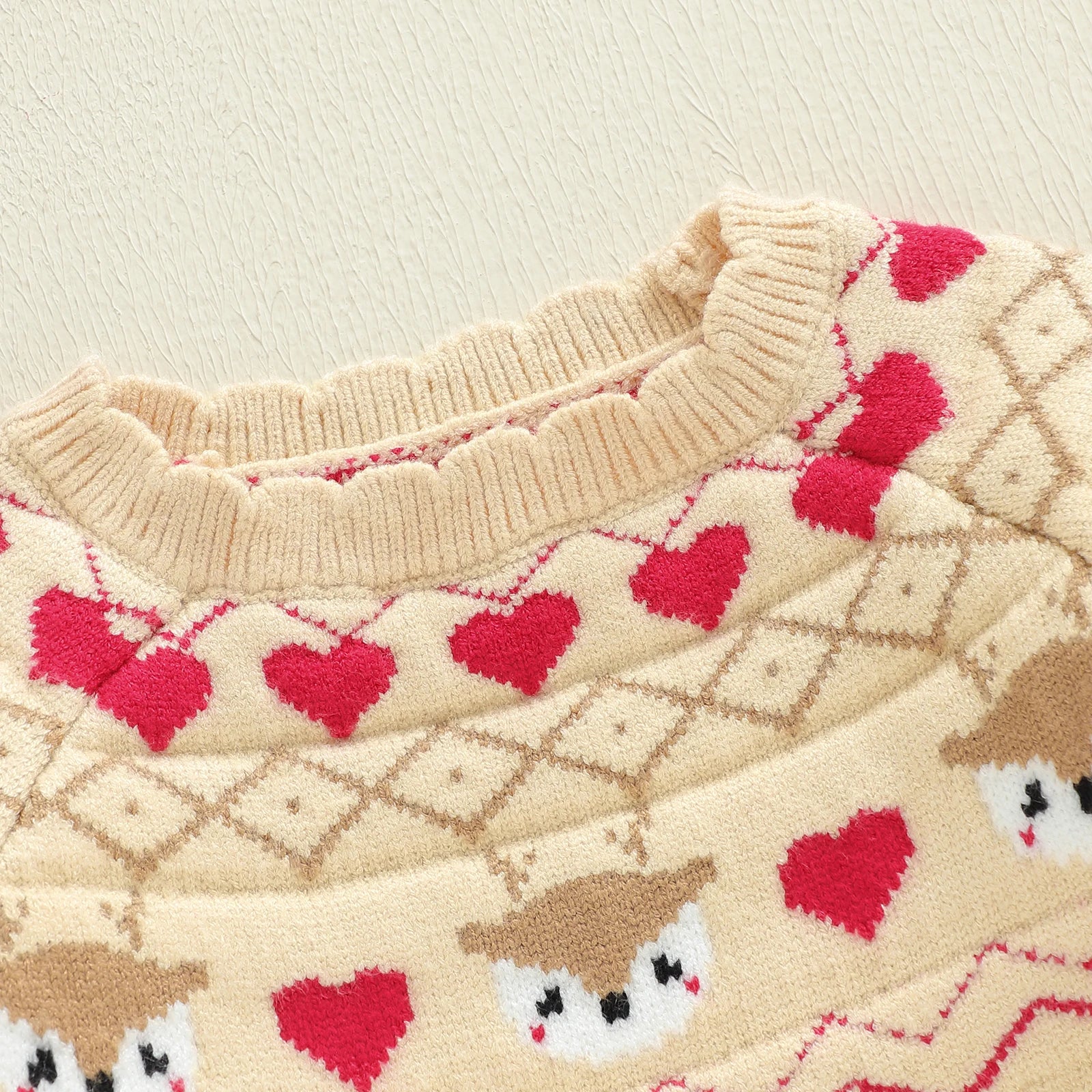 Toddler Boys Girls Fall Winter Christmas Sweater Long Sleeve Crew Neck Reindeer Knit Tops Colorful Pullover Tops for 0-4 Years