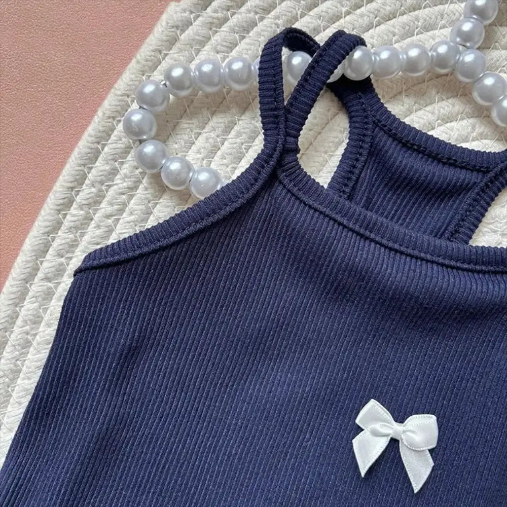 Pet Apparel Korean Style Dog Princess Skirt Breathable Thin Pet Strap Dress Bowknot Plaid Soft Pet Summer Clothes for Puppy Cats