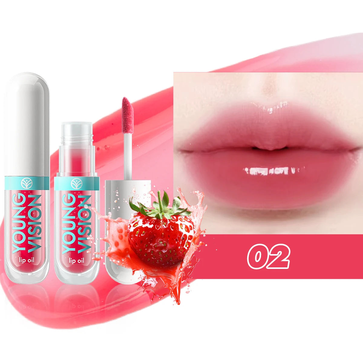 6 Color-Changing Lip Gloss  Fruity Scent Moisturizing and Long-Lasting Smooth Hydrating Temperature-Activated Lip tint
