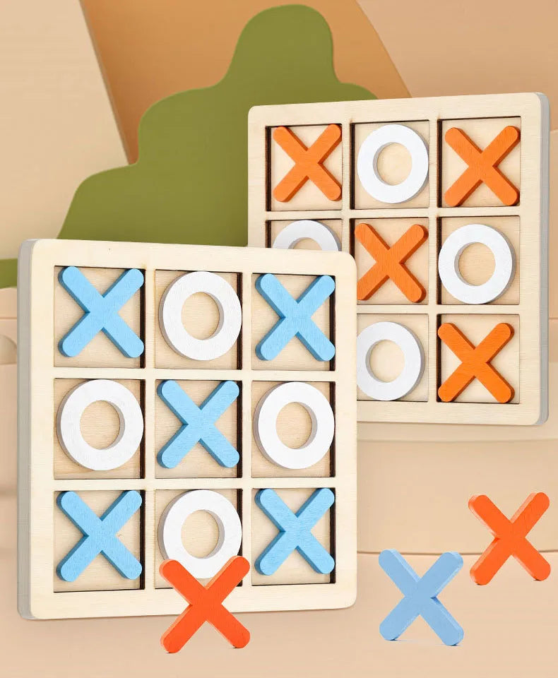 Montessori Wooden Mini Chess Puzzle – Brain Training Game for Kids - I YAN
