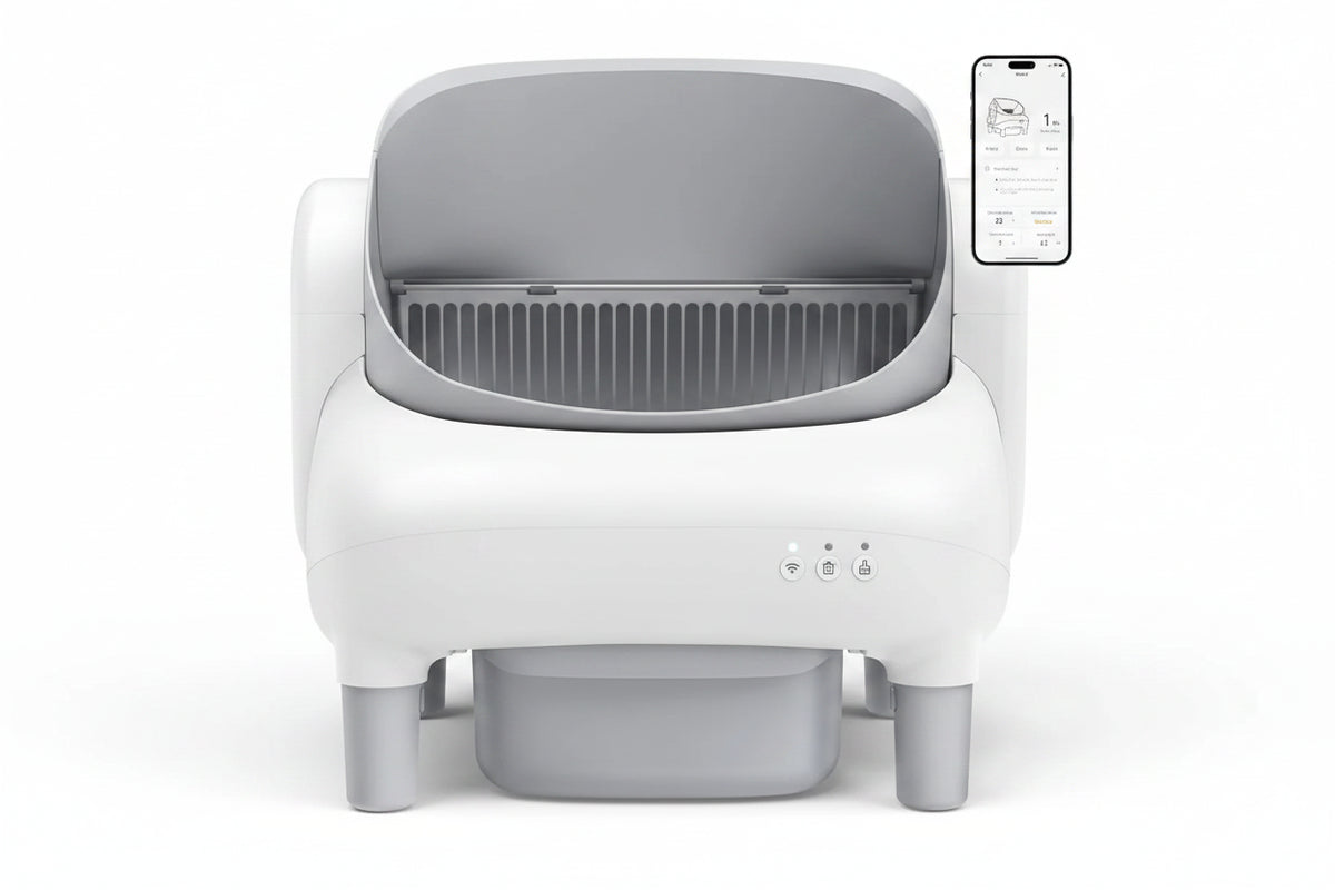 Smart Auto Self-Cleaning Litter Box – 10.5L Waste Bin, 14-Day Capacity & App Health Monitoring for Multi-Cat Homes