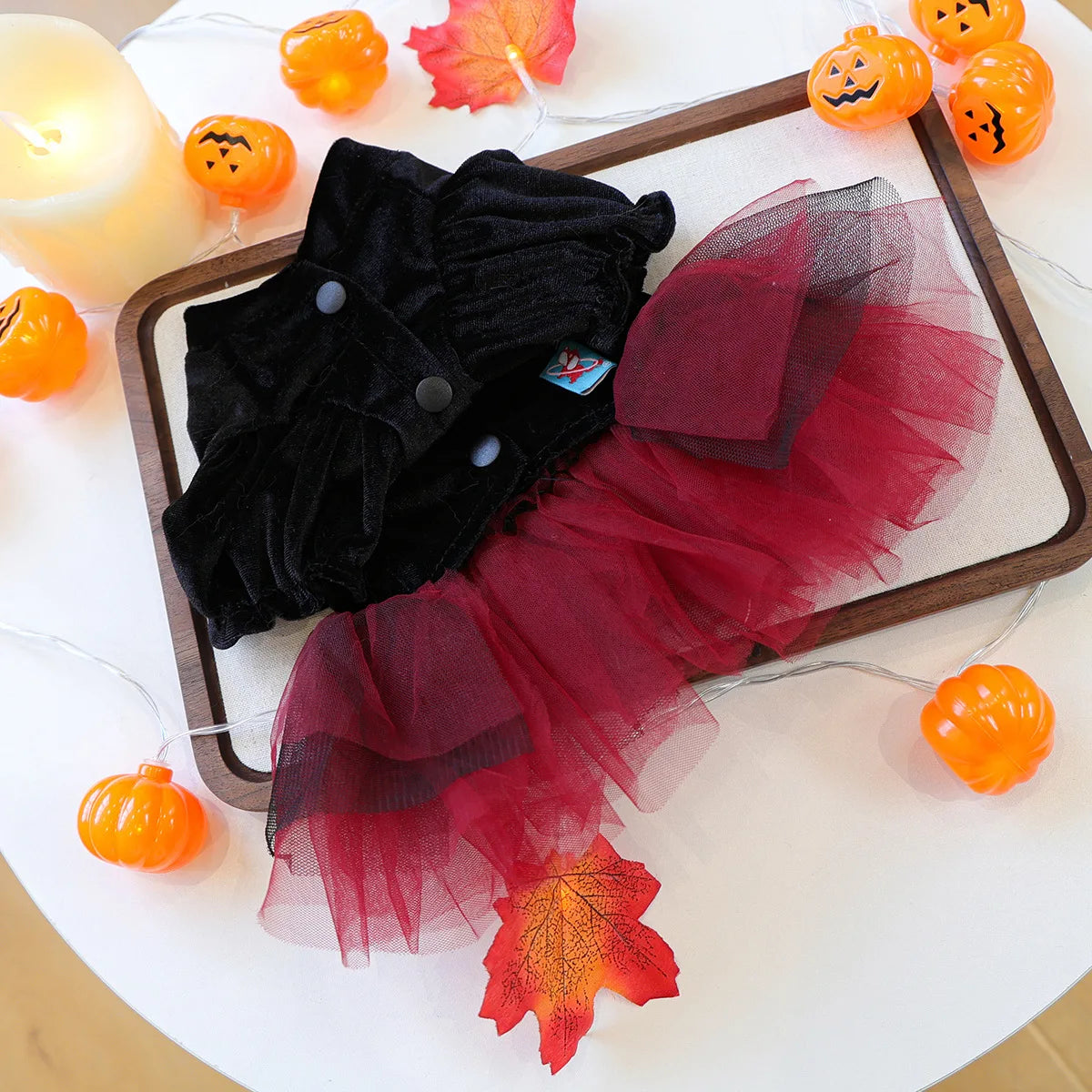 Funny Puppy Autumn Winter Clothes For Small Dogs Halloween Bubble Sleeve Pet Dress Princess New Cat Apparel Dachshund Pomeranian