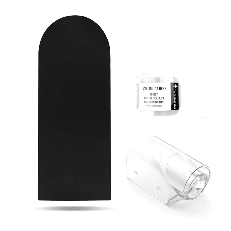 ABBZ-Replacement Accessories Kit For Ninja Slushie FS301,FS300- Anti-Slip Mat, Detachable Shields, Spout Cover Lid