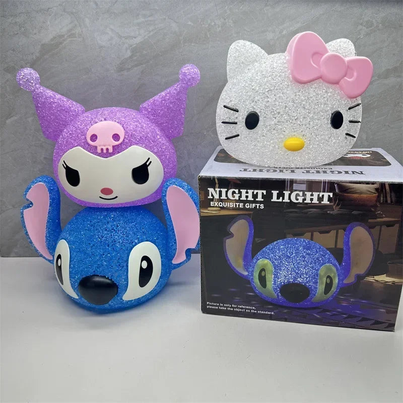 Disney Stitch reading lights, cartooni bedroom projection night lights, desktop ornaments, holiday gifts
