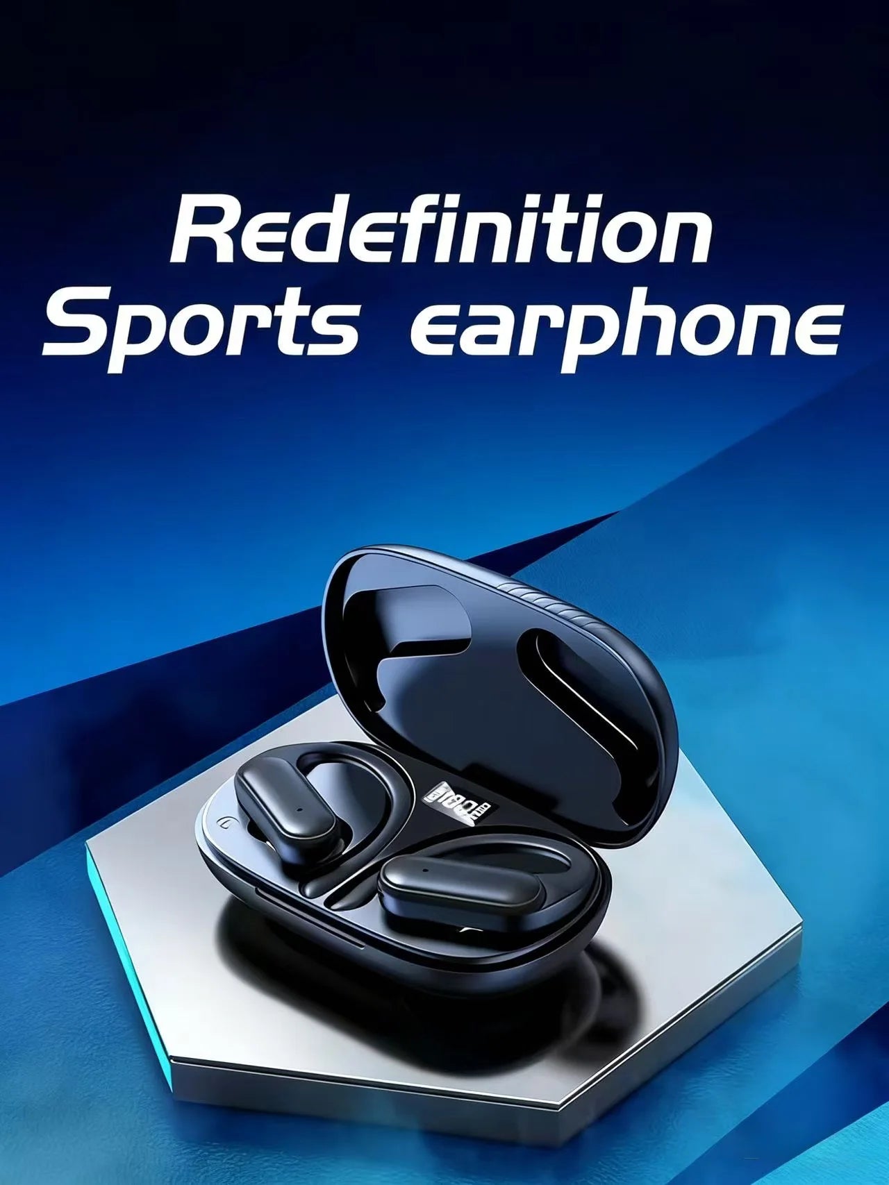 A520 Bluetooth Headset V5.3 Wireless Earphones Headphones With Microphone Headphones Sports Earbuds Anti-Sweat