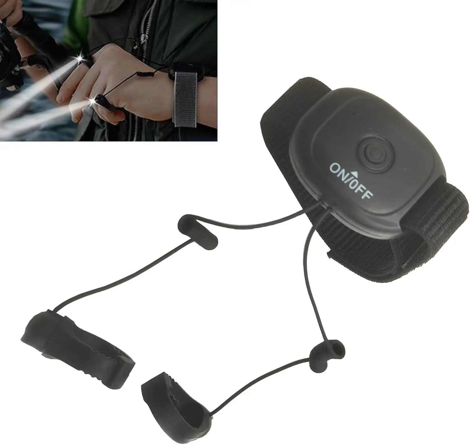 Led Rechargeable Flashlight Lighted Gloves for Men Gadgets with Finger on Fingertips Outdoor Camping Essentials Tools for Fishin