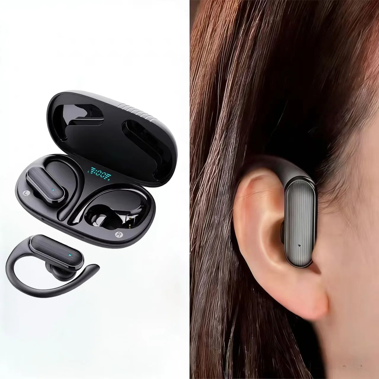 A520 Bluetooth Headset V5.3 Wireless Earphones Headphones With Microphone Headphones Sports Earbuds Anti-Sweat