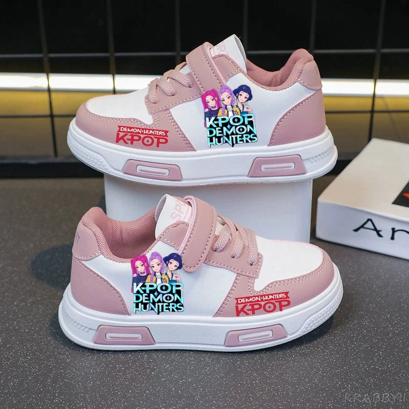 Kpop Demon Hunter Children's Sneakers Kids Fashion Non-slip Casual Shoes Boys Girls Breathable Sneakers Toddlers Outdoor Shoes