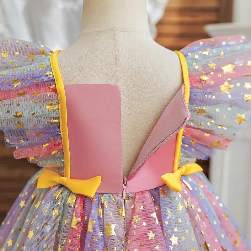 K-Pop Hunters Zoey Mira Rumi Baby Prinsess Dress Girls Birthday Party Dresses Kids Children Sleeveless Tulle Tutu Clothings 1-5Y