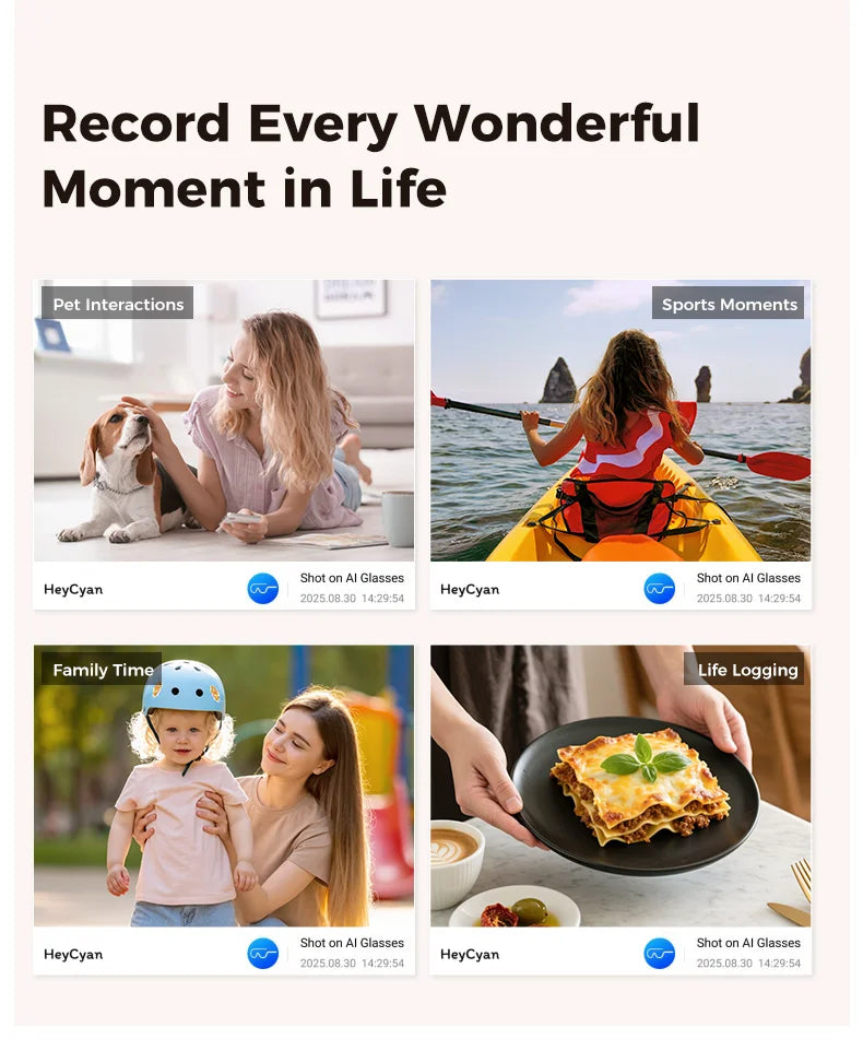 2026 Smart AI Glasses 4K 800W Camera 3600mAh Power Bank 32GB Memory 120+ Translation ChatGPT Music Photos &Video Sunglasses Men