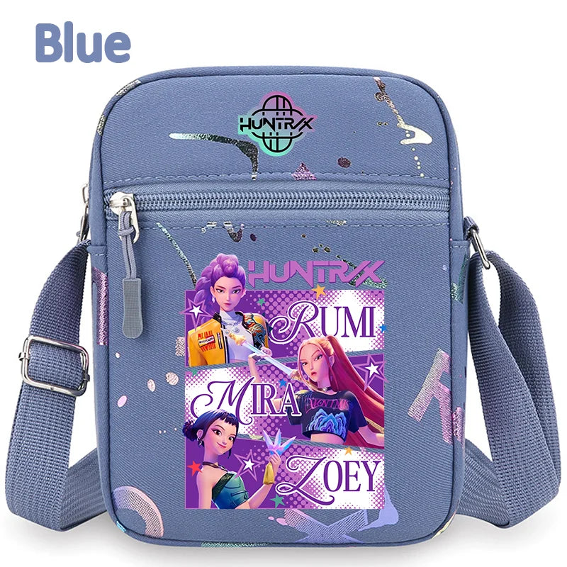 New⭐️KPOP Demon Hunters Crossbody Phone Bag Single Shoulder Pouch Coin Wallet Purse Warriors Handbag Fans Gril Gifts