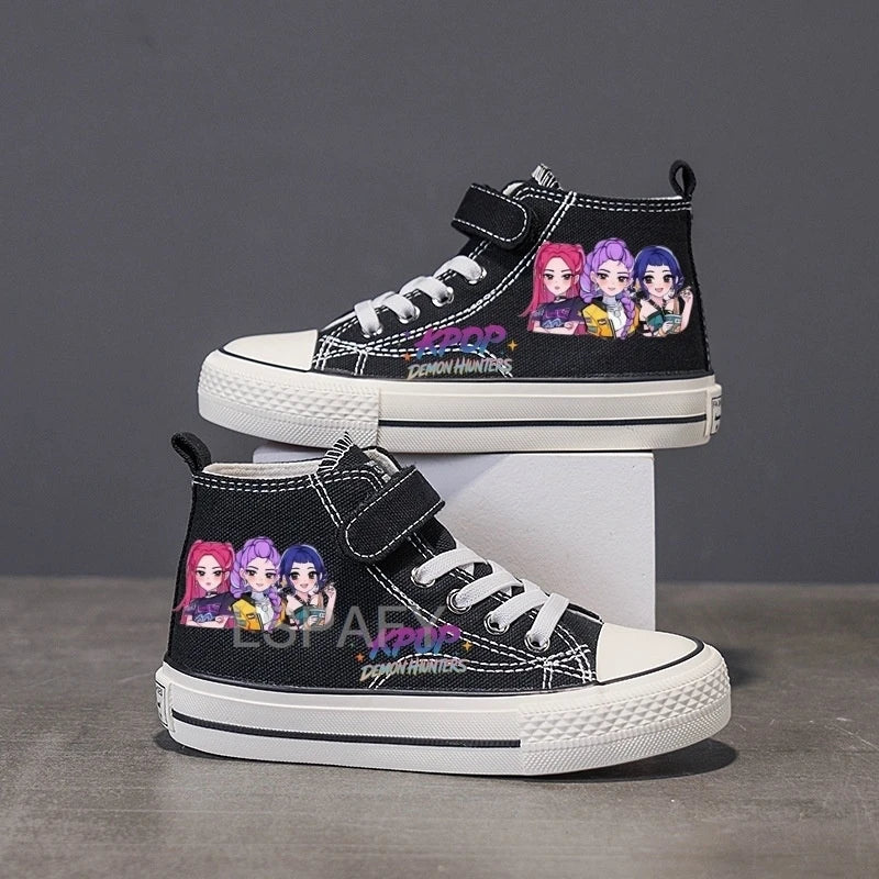 High-top Non-slip Sneakers, Student Casual Shoes New Children's Shoes, Fashion Canvas Shoes, Flat Shoes, Children's