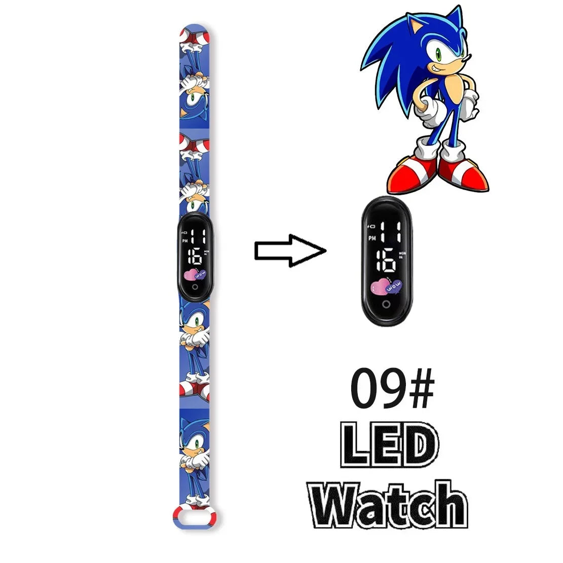 Kids LED Watch Touch Control Digital – Silicone Strap Waterproof Sport Wristwatch Birthday Gift for Boys & Girls - I YAN