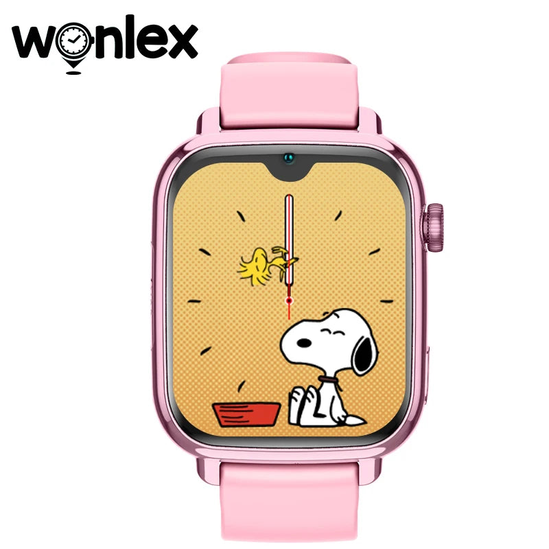 Wonlex 4G Watch Kids GPS WiFi Location KT34 Video Call SOS Alert Tracker Monitor Google Store Game Children's smart watch 2025