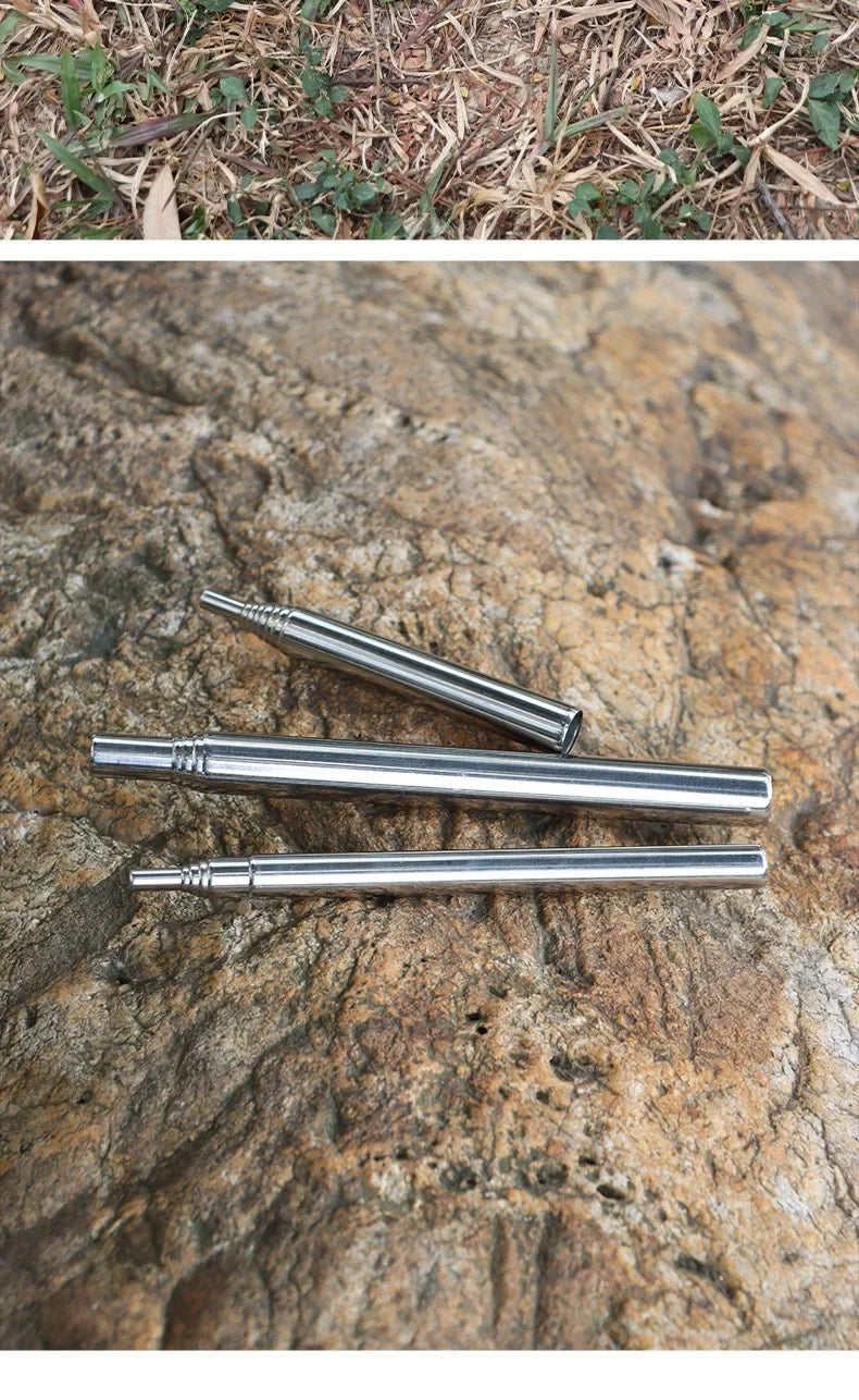 Outdoor Camping Blow Fire Tube Blowpipe Collapsible Tiny Beach Garden Tool Picnic Camping Equipment Blowing Fire Stick