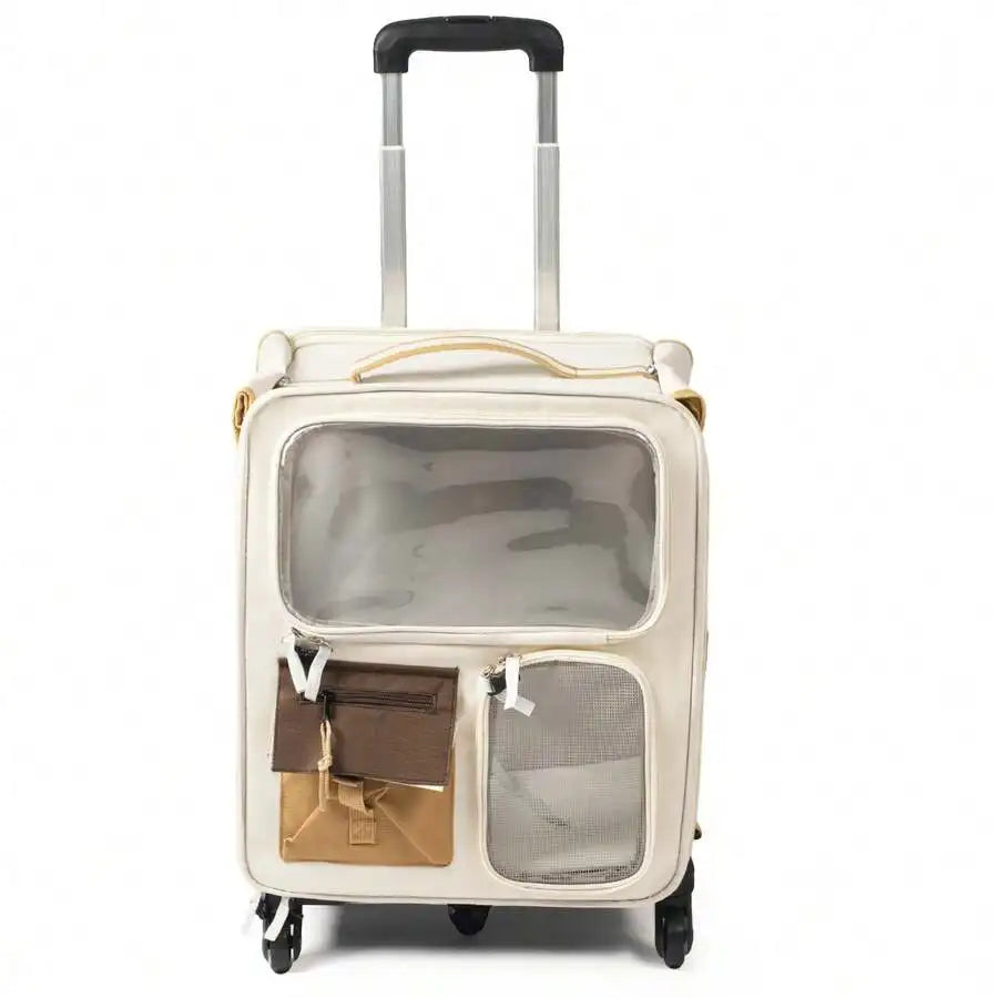 Cats Travel Bag Portable Out Pet Trolley Suitcase Universal Small Dogs Bag Cat Backpack Travel Walking And Camping