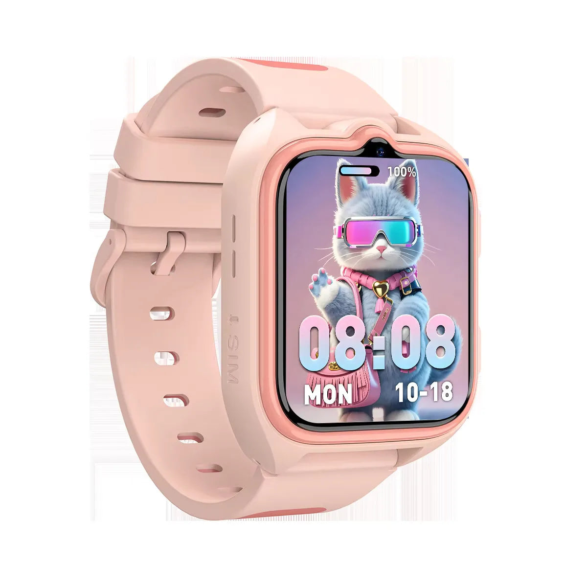 Blackview Z30 kids smartwatch with GPS, WiFi, 4G video calling, and AI positioning, featuring a child-friendly design and colorful display.
