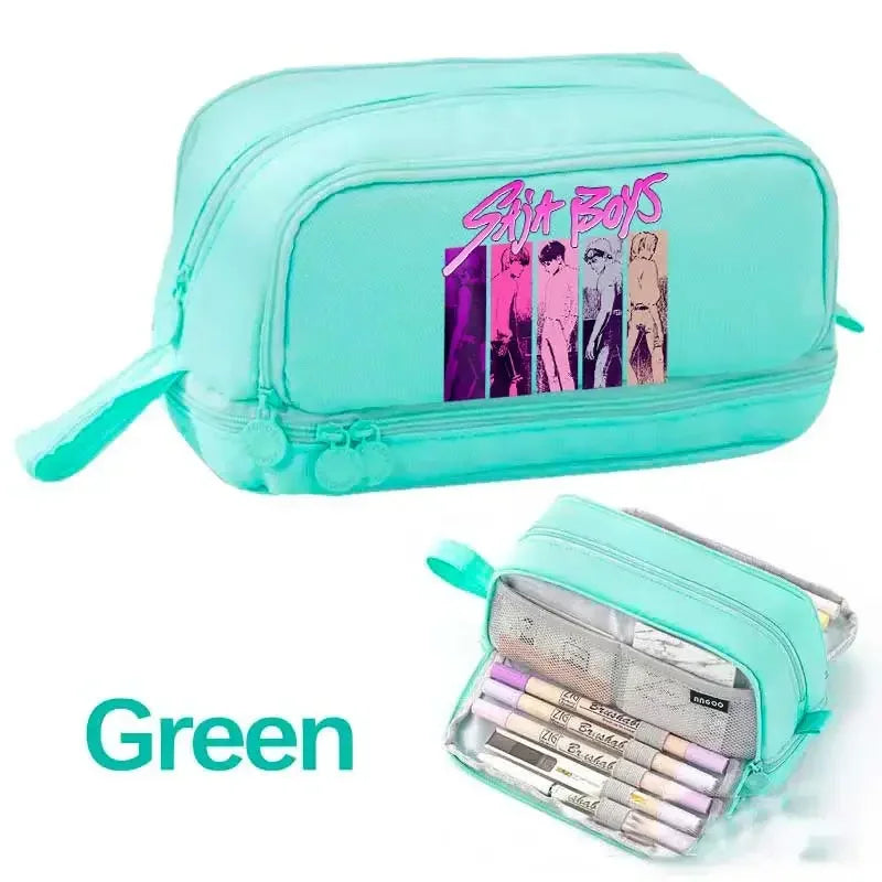 Demon Hunters Pencil Case – Multi-Functional Stationery Storage Bag - I YAN