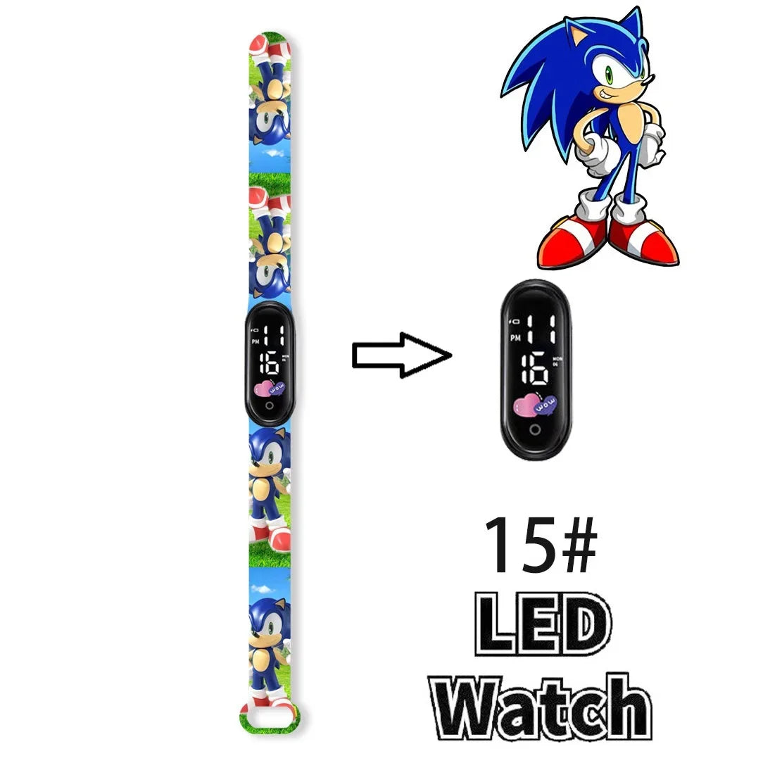 Kids LED Watch Touch Control Digital – Silicone Strap Waterproof Sport Wristwatch Birthday Gift for Boys & Girls - I YAN