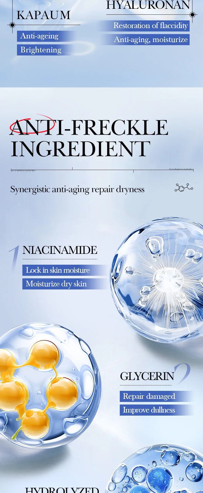 5/10pcs SADOER Caviar Hyaluronic Acid Moisturizing Facial Masks Brightening Firming Hydrating Face Mask Skin Care Products