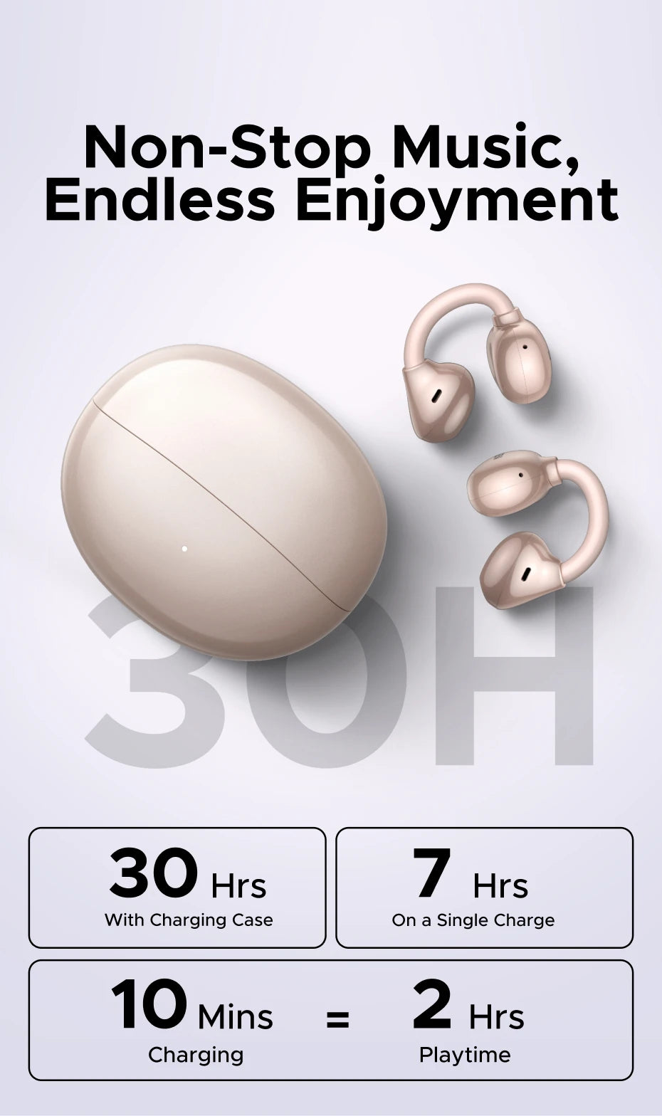 UGREEN Ear Clip EarBuds OWS Wireless Bluetooth Earphones TWS Headphones