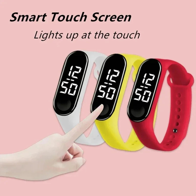 Waterproof Children's Smart Watch Cartoon LED Digital – Fun Electronics Wristwatch Birthday Gift for Kids Age 2-15 - I YAN
